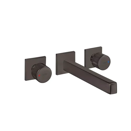 . LIFE ANKASTRE LAVABO BATARYASI 3 DELİKLİ DUVARDAN - Mat Antrasit - 102106777C5