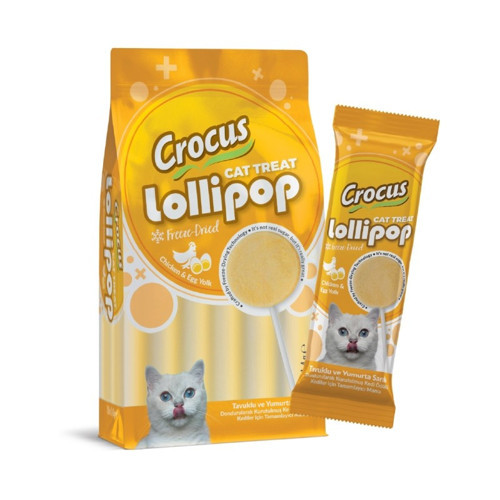 Tavuklu Ve Yumurta Sarılı Kedi Lolipop 10x1,4g