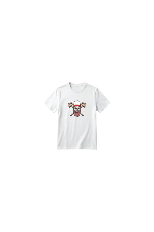 Unisex Kız Erkek Çocuk Baskılı Bisiklet Yaka Kısa Kollu Pamuklu Günlük T-Shirt