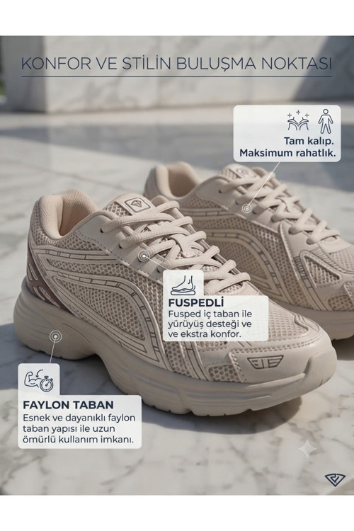 Unisex Rahat Günlük Sneaker Spor Yürüyüş Ayakkabı
