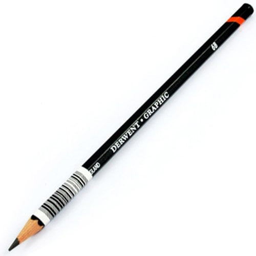 Dereceli Eskiz Cizim Kalemi Graphic Pencil 6B (12 Li Paket)