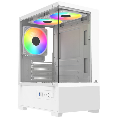 Pb-M5001W 500W 3-12Cm Rainbow Fanlı Usb 3.0 Seaview M-Atx Gaming Beyaz Kasa Boş Bilgisayar Kasası