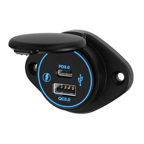 Bir Usb Type-A ve  Bir Usb Type-C Şarj Cihazı