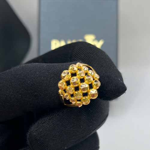 Dorika Top Top Çiçek Altın Yüzük 22 Ayar 4.45 Gram Kadın Hediye - Y01339