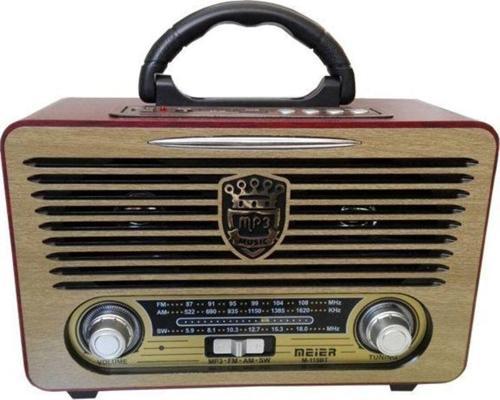 M-115BT USB/SD Bluetooth Şarjlı Nostaljik Radyo