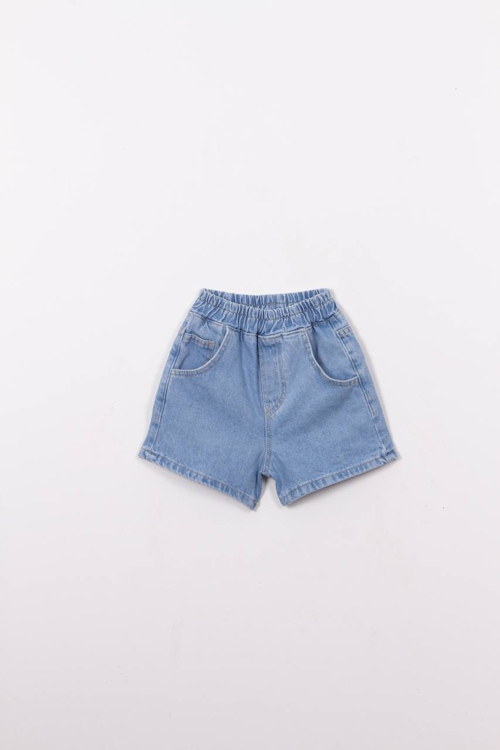 La Ciel Paris Çocuk Denim Şort Açık Mavi