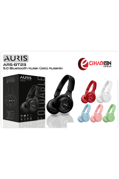 Ars-Bt23 Katlanabilir Kafa Üstü Kablosuz Bluetooth Kulaklık