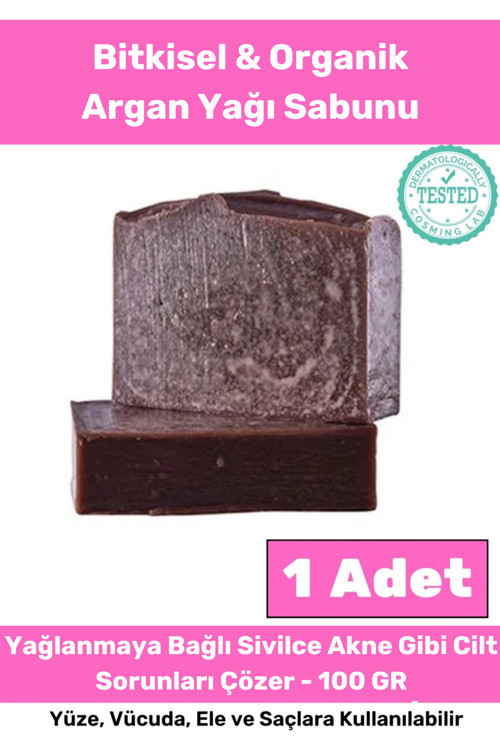 Özel Seri Bitkisel %100 Doğal Organik Güzel Kokulu El Yüz Saç Orijinal Argan Yağı Sabunu