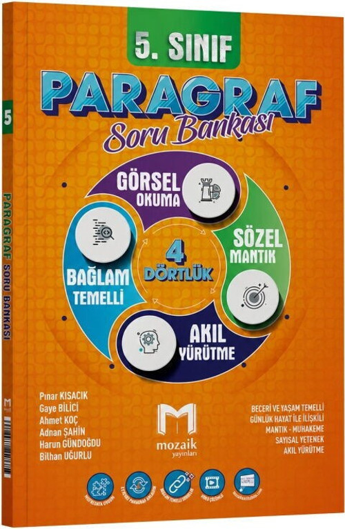 5. Sınıf Paragraf Mozaik Soru Bankası Mozaik Yayınları