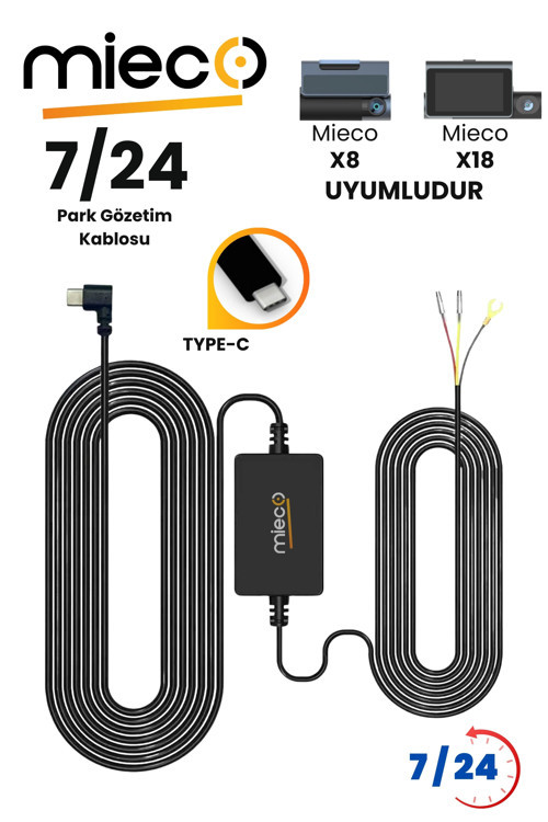 X8 ve X18 Uyumlu Park Modu Akü Bağlantı Kablosu / Hardware Kit (TYPE-C)