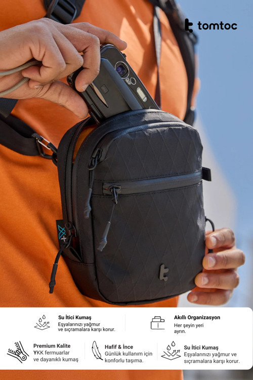 Aviator X-Pac Serisi T37 1.3L Siyah El ve Omuz Çantası - T37S1D2