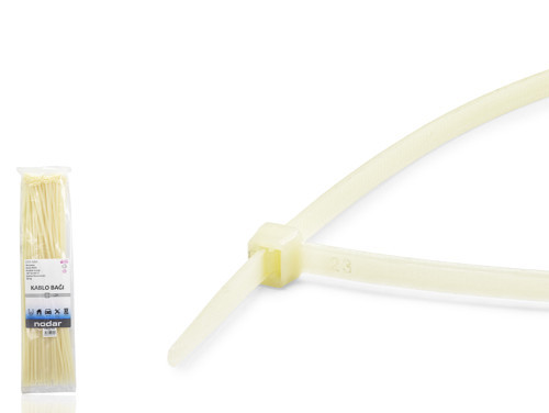 ND4811B Kablo Bağı 4.8 x 450 mm 100 Adetli Paket Sarı