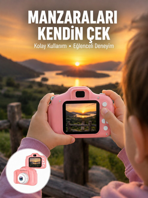 HD Mini Kamera Video ve Fotoğraf Çekimli Şarj Edilebilir Bataryalı Hafıza Kart - SL0005-0CFI6