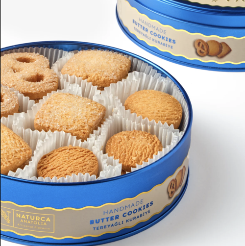 Naturca Anatolia Tereyağlı Kurabiye Teneke 300 gr