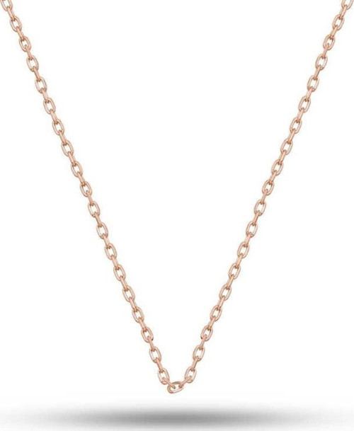 Gümüş Rose 0.30 Mikron 45 Cm Forse Kadın Zincir