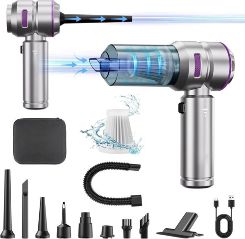 HL-121 TurboClean Pro Kablosuz Oto Süpürgesi Gri