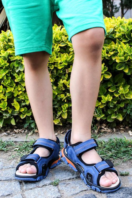Hakiki Deri Unisex Çocuk Klasik Sandalet 574XCA1005