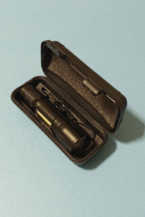 HB-41 Şarjlı Kıskaçlı Mini Taktik El Feneri ve COB LED Kamp Lambası