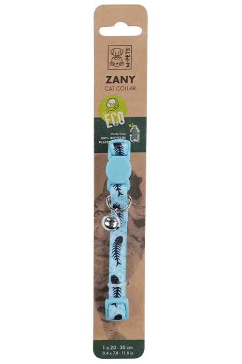 Zany Zilli Kedi Boyun Tasması Siyah Mavi