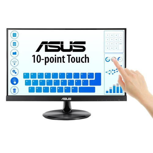 21.5 ASUS VT229H IPS 5MS 60MHZ 1XVGA 1XHDMI FHD 1920X1080 HOPARLÖR ÇERÇEVESİZ DÜŞÜK MAVİ IŞ