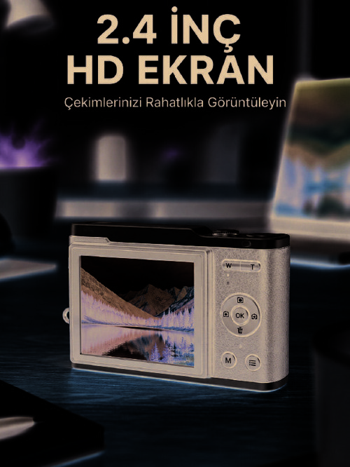 4K Video Kayıtlı 48 MP Dijital Fotoğraf Makinesi Otomatik Odaklama - SL0005-0CF8E3