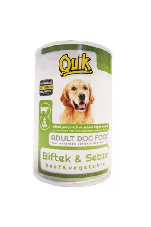 Dog Adult Biftek & Sebze Yaş Mama 415 G