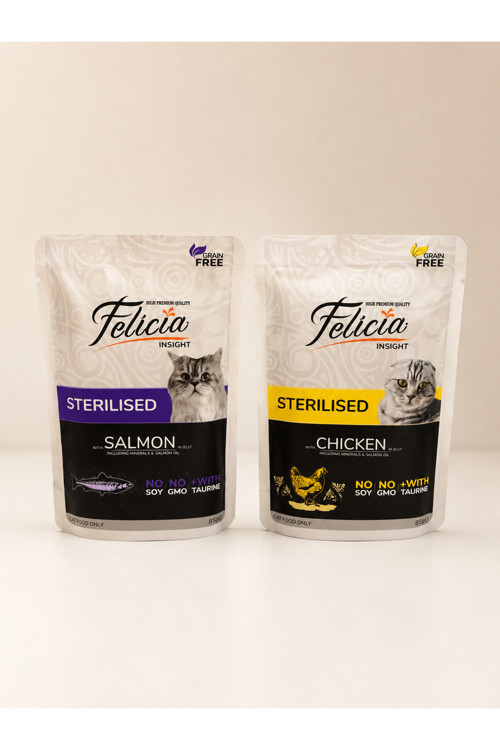 Strerılised 2 Li Yaş Mama (Salmon-Chicken)