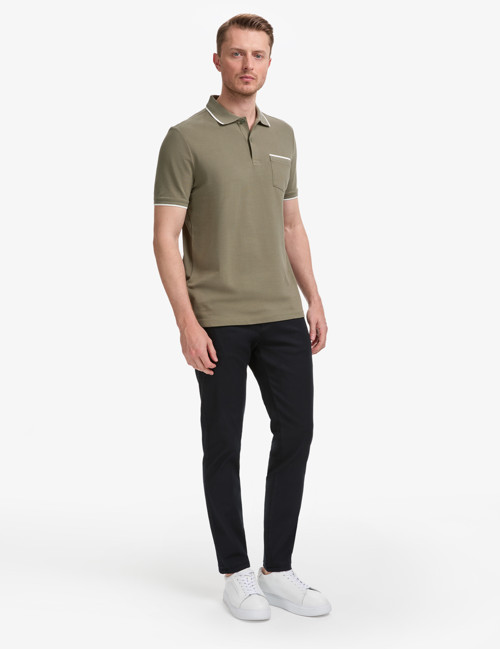 Lacivert Slim Fit Kanvas Pantolon 50289194-VR033