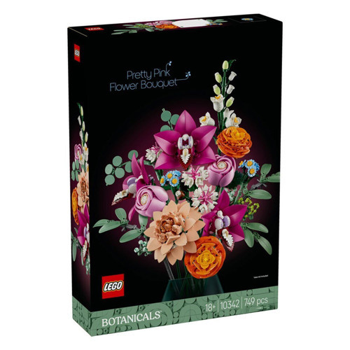 10342 Lego Botanicals Pembe Çiçek Buketi 749 parça +18 yaş