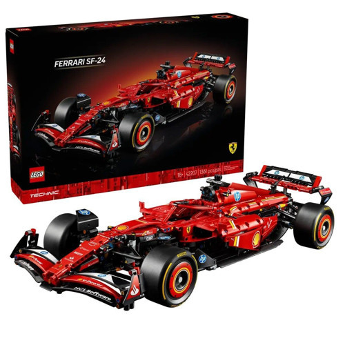 Epilons 42207 Lego Technic Ferrari SF-24 F1 Araba 1361 parça +18 yaş