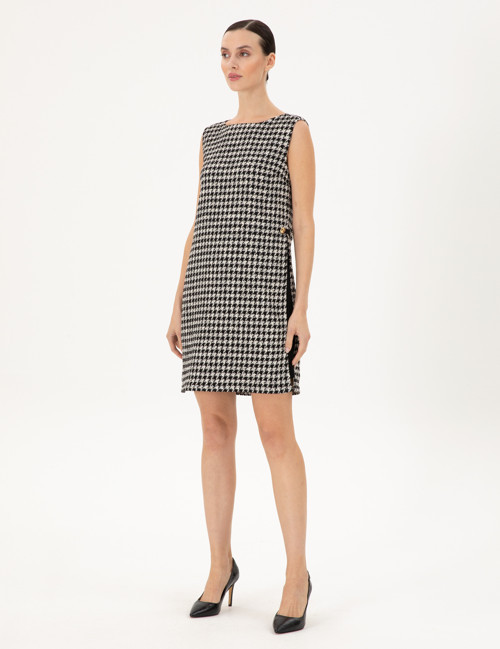 Siyah Regular Fit Dokuma Elbise 50292086-VR046