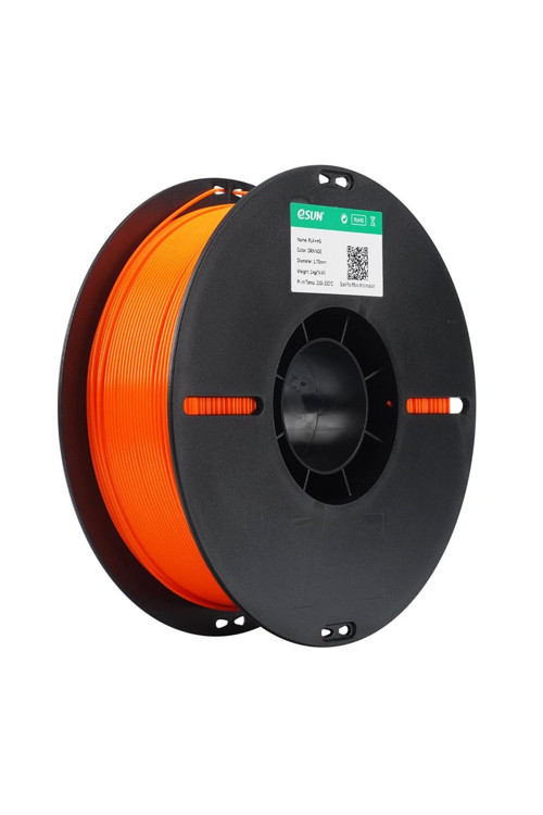 Pla+Hs Turuncu Filament 1.75Mm 1Kg Plastik Makara Yüksek Hızlı