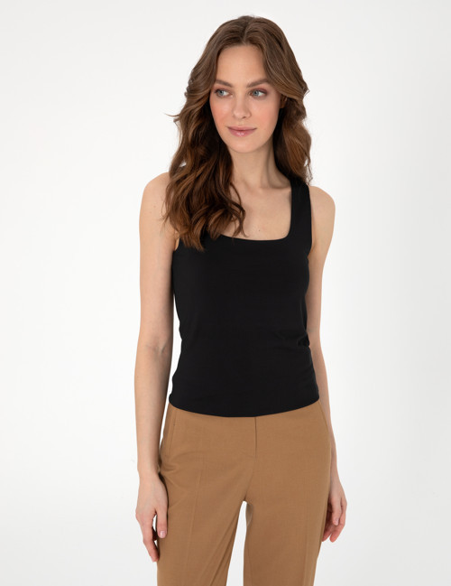 Siyah Extra Slim Fit Tişört 50306560-VR046
