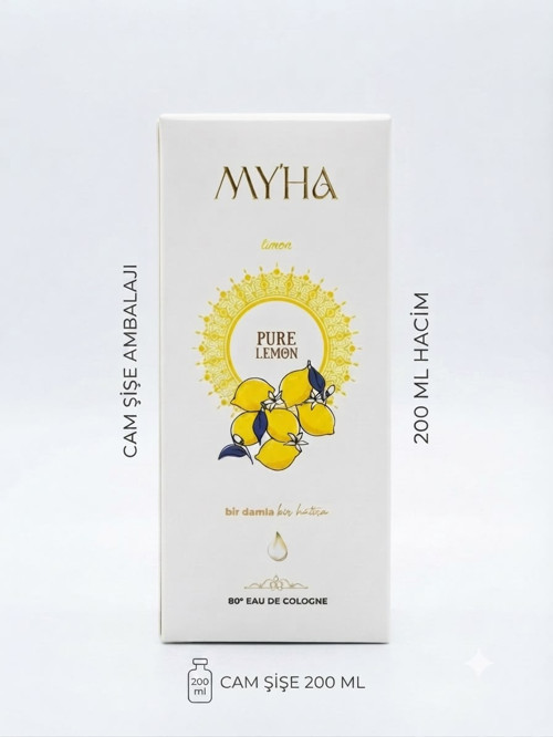 Limon Esintisi Kolonya 200 ml | Ferahlatıcı ve Canlandırıcı