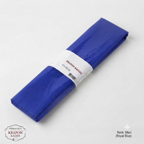 Premium Morcivert Krapon Süsleme Kağıdı 50x200 cm 60 gr | Parti, Organizasyon ve Okul Etkinlikleri İçin (1 Adet)
