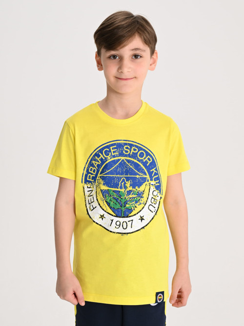 Sarı Tribün Tram Logolu Çocuk Tshirt