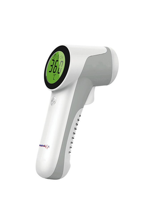 Temassız Ateş Ölçer AA Pil X2 Ölçüm Hassasiyeti 32,0°C-42,2°C Hafıza Fonksiyonu: 32 Set