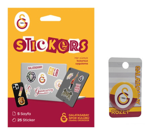 25`li Sticker ve Gs Rozet Hediyeli