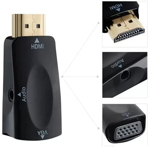Pm-13645 Hdmı To Vga Çevirici Aparat (5 V Ses Çıkışlı)