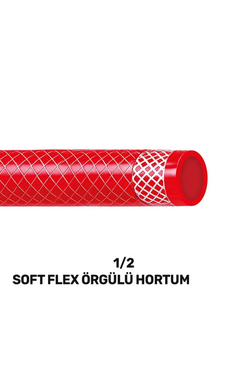 1/2 Softlex Örgülü Hortum 50 MT
