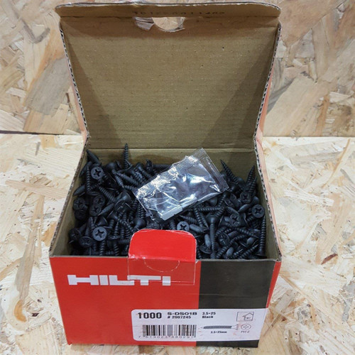 Sivri Uçlu Alçıpan Vidası 3.5 X 25 Mm 1000 Adet