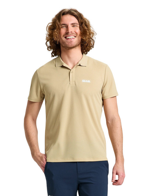 Altura QD Bej Erkek Polo Tshirt