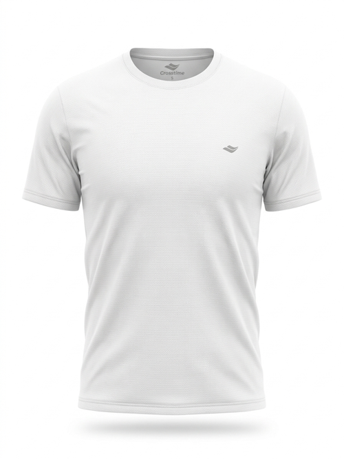 Basic Beyaz Erkek Tshirt