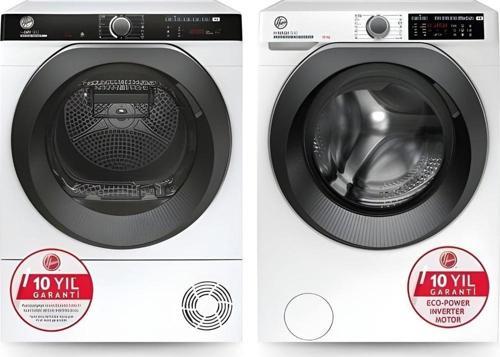 Hw 210Ambs/1-17 10 Kg Çamaşır Makinesi Ve Ndpeh10A2Tcbexss 10Kg Kurutma Makinesi İkili Set