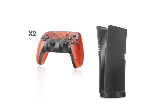 Oyun Konsolu Hdmı Çift Gamepad Seti 128 Gb Hafıza Kartlı 2.4G Siyah Gs5