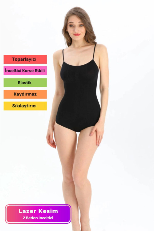 Özel Üretim Toparlayıcı Vücut Şekillendirici Kaymaz İz Göstermeyen Rahat Kadın Slip Body