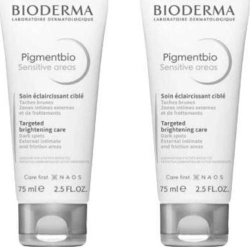 Pigmentbio Sensitive Areas Beyazlatıcı Krem 75 ml x2