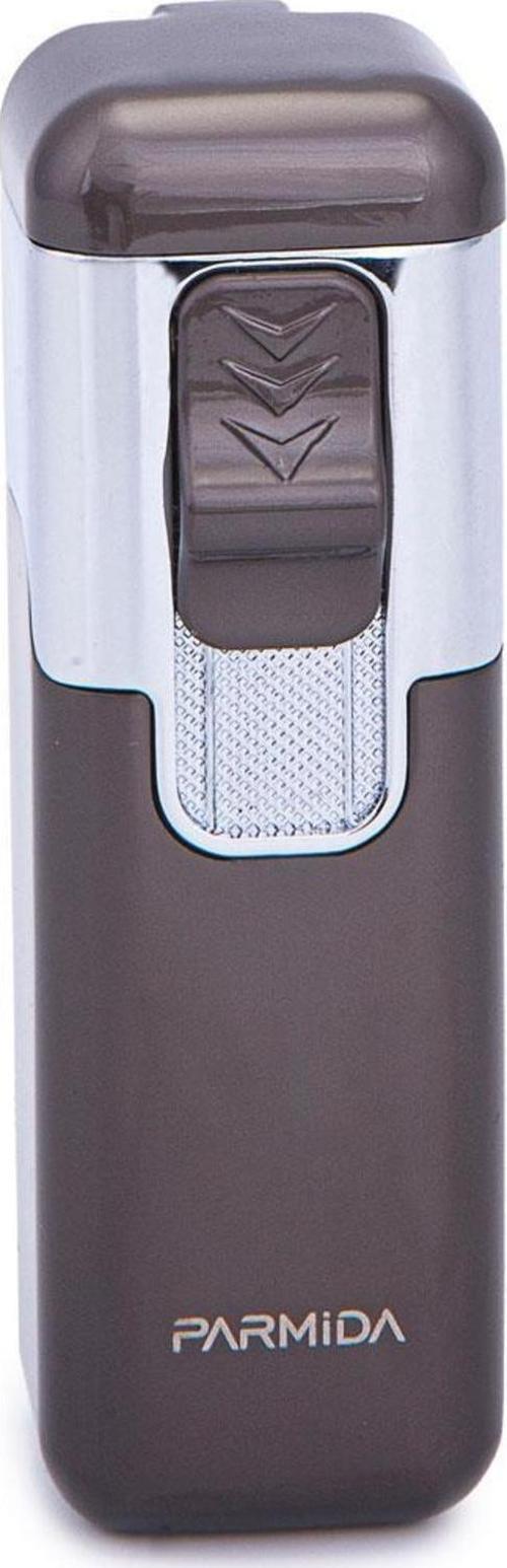 4 Torch Pürmüz Gunmetal-Gümüş Metal Puro Çakmağı