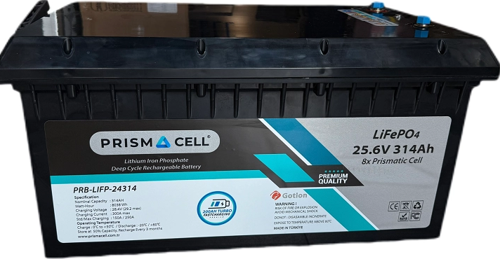 LiFePO4 Akü 314 AH 25.6 V Volt TURBO FAST CHARGING Karavan, Marin, Solar Yaşam Aküsü