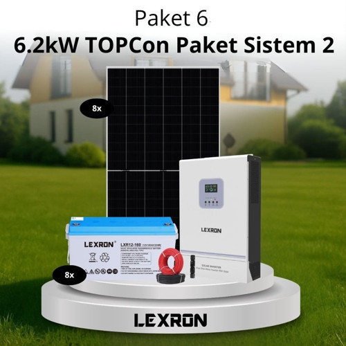 6.2kW TOPCON PAKET SİSTEM 2 (PAKET 6)